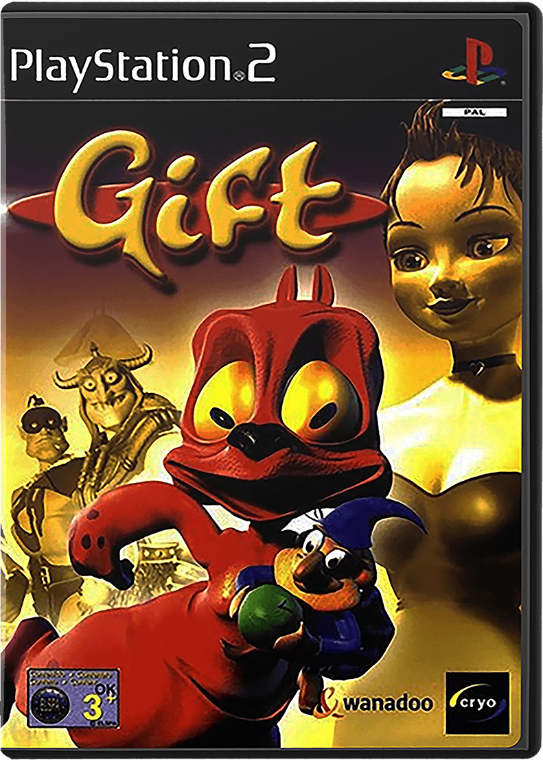 The Gift box art for Playstation 2